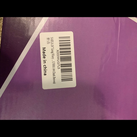 Sarla 26” Dark brown hair extensions long and wavy - Picture 4 of 6